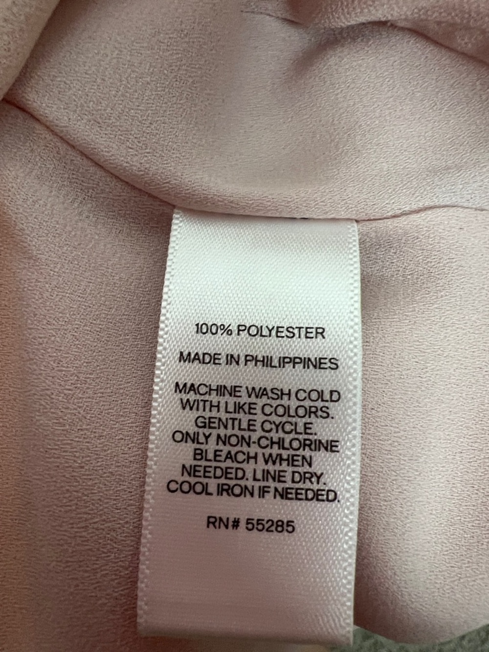Express Blush Sheer Balloon Sleeve Top - Picture 12 of 13